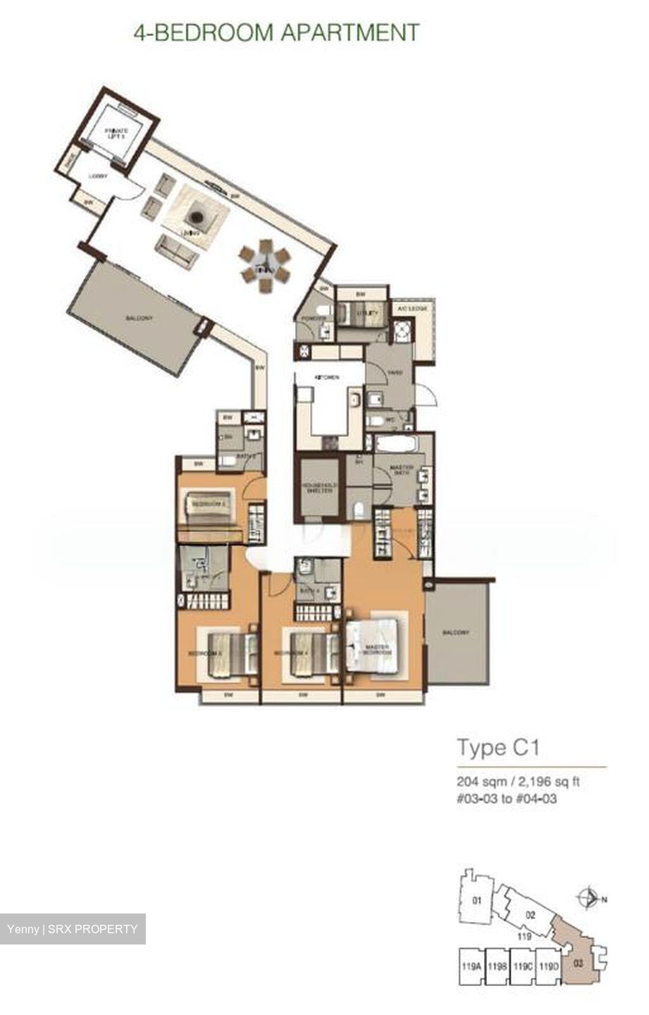 RESIDENCES AT EMERALD HILL (D9), Apartment #589450111